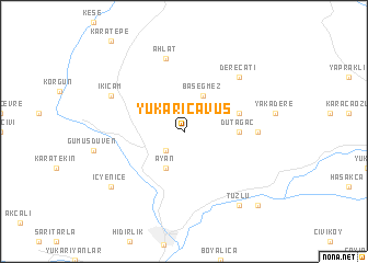 map of Yukarıçavuş