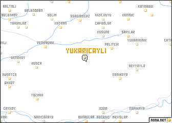 map of Yukarıçaylı