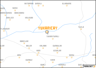 map of Yukarıçay