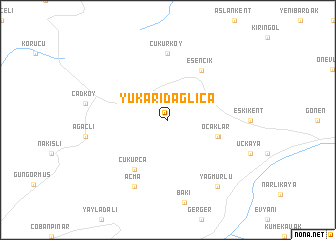 map of Yukarıdağlıca
