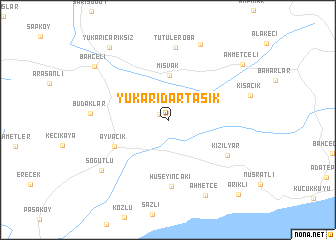 map of Yukarıdartaşık
