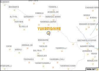 map of Yukarı Dikme