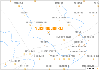 map of Yukarıduraklı