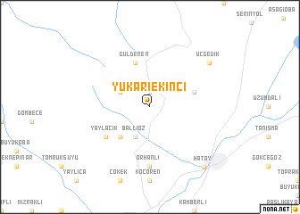 map of Yukarıekinci