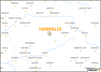 map of Yukarıelce