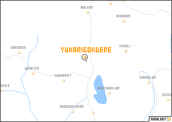map of Yukarıgökdere