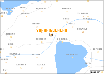 map of Yukarıgölalan