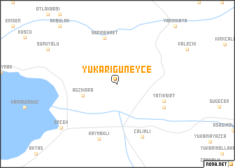 map of Yukarıgüneyce