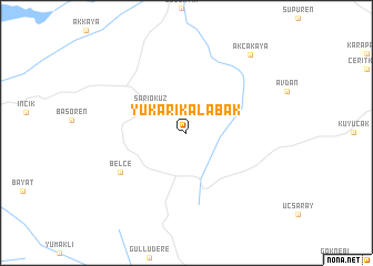 map of Yukarıkalabak
