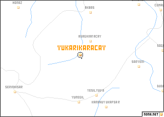 map of Yukarıkaraçay