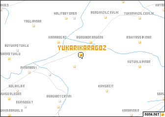 map of Yukarıkaragöz
