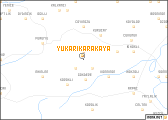 map of Yukarıkarakaya