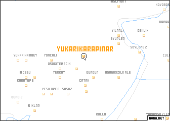 map of Yukarıkarapınar