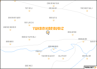 map of Yukarıkaravaiz