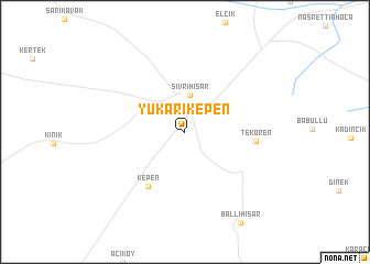 map of Yukarıkepen