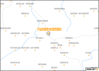 map of Yukarıkonak