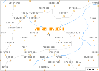 map of Yukarıkuyucak