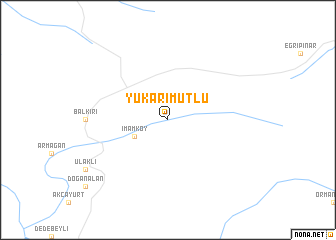 map of Yukarımutlu