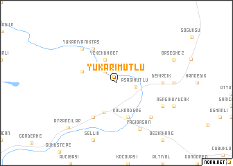 map of Yukarımutlu