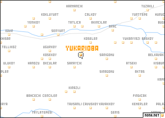 map of Yukarıoba