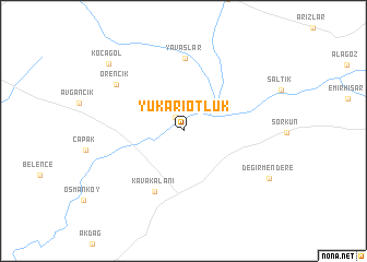 map of Yukarıotluk