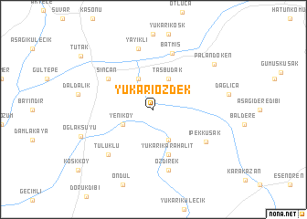 map of Yukarıözdek