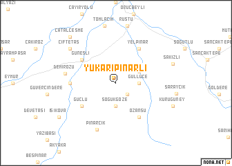 map of Yukarıpınarlı