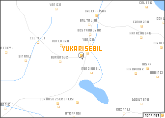 map of Yukarısebil