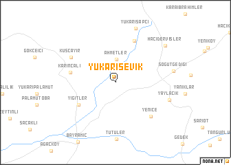 map of Yukarışevik