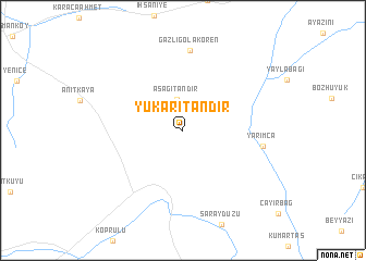 map of Yukarıtandır