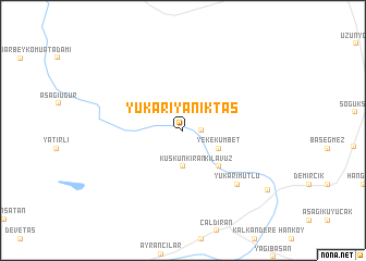 map of Yukarıyanıktaş