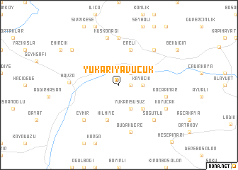 map of Yukarıyavucuk