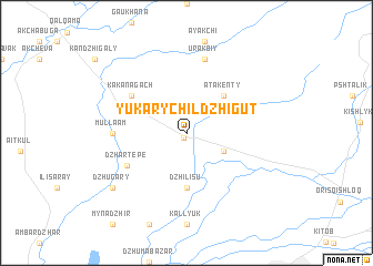 map of Yukary-Chilʼdzhigut
