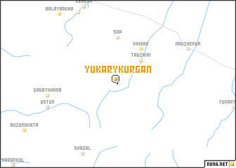 map of Yukarykurgan