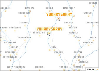 map of Yukary-Saray