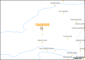 map of Yukhnvo