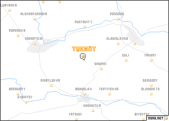 map of Yukhny