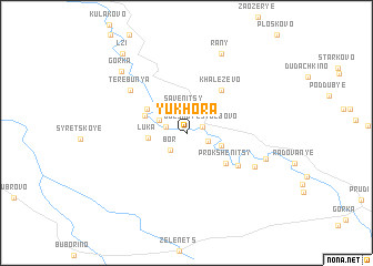 map of Yukhora