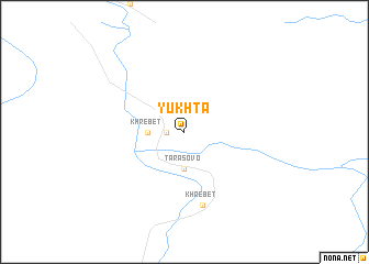 map of Yukhta