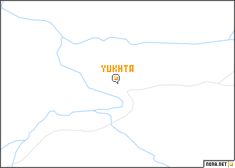 map of Yukhta