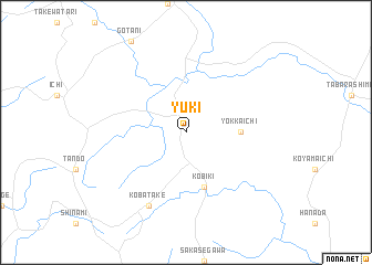 map of Yuki