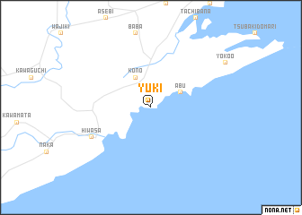 map of Yuki