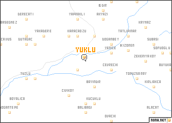 map of Yüklü