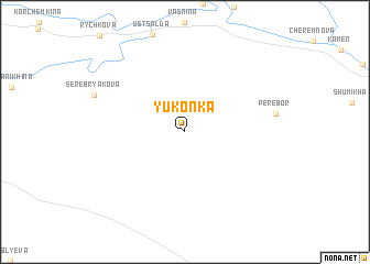 map of Yukonka