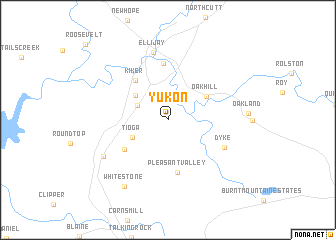 map of Yukon