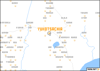 map of Yuko Tsachia