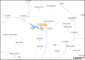 map of Yukou