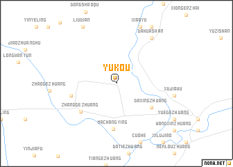 map of Yukou