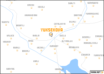 map of Yüksekova