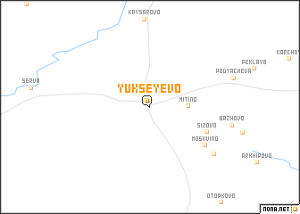 map of Yukseyevo